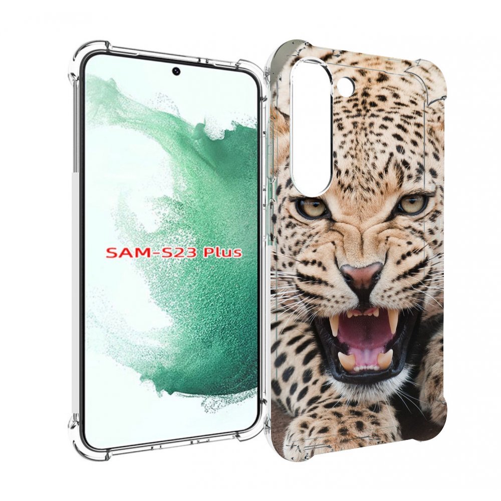 

Чехол MyPads Гепард-красивый мужской для Samsung Galaxy S23 Plus +, Прозрачный, Tocco