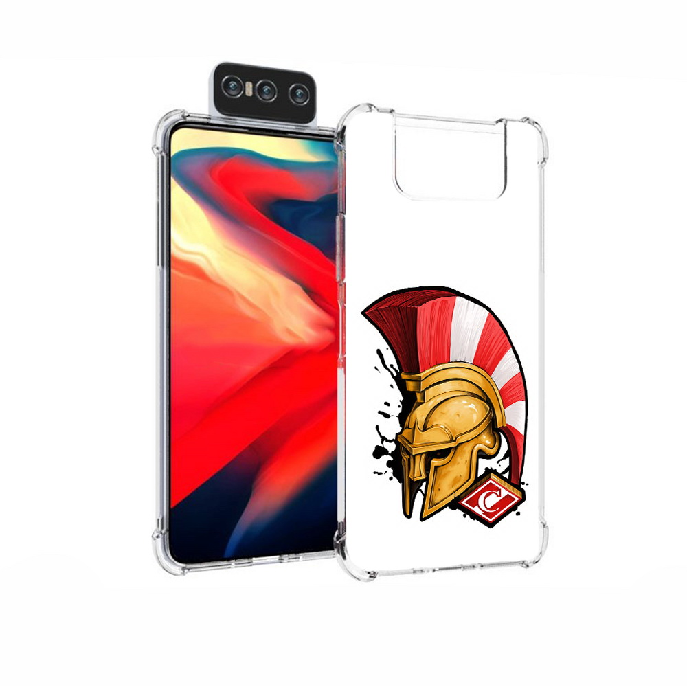 Чехол MyPads Tocco для Asus Zenfone 7 (ZS670KS) ФК спартак шлем