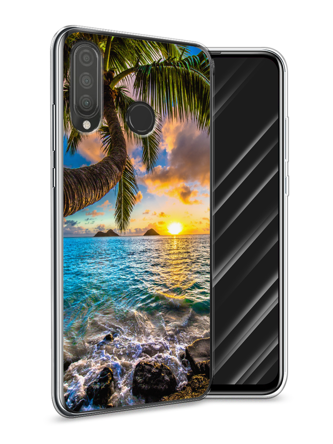 

Чехол Awog на Huawei P30 Lite "Восход 5", Голубой;желтый;зеленый, 67950-4