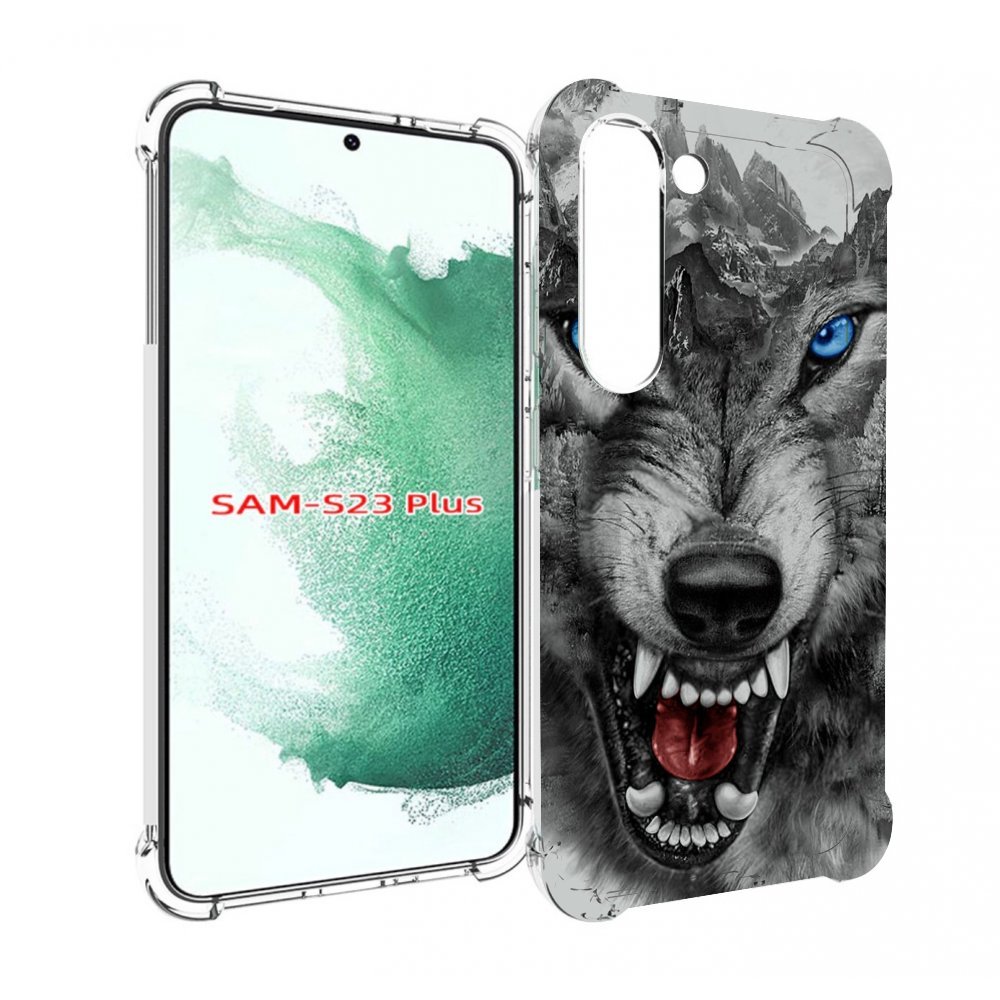 

Чехол MyPads Волк-частица мужской для Samsung Galaxy S23 Plus +, Прозрачный, Tocco