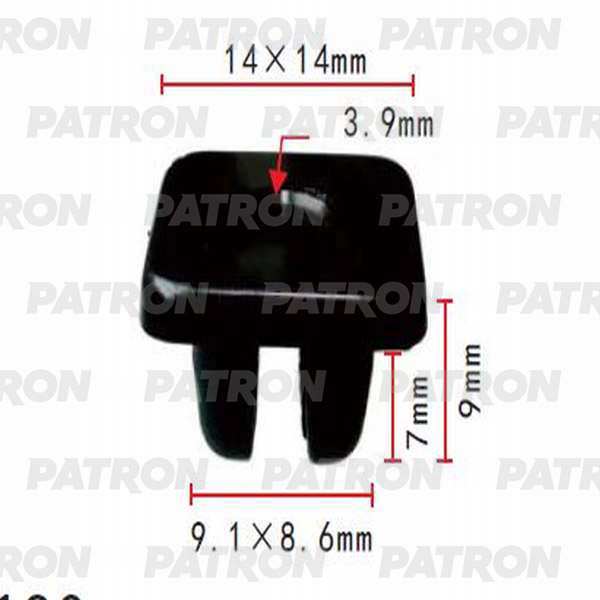 

PATRON P37-0016 Фиксатор пластиковый Lexus, Toyota, Универсальный. 10х10 применяемость под