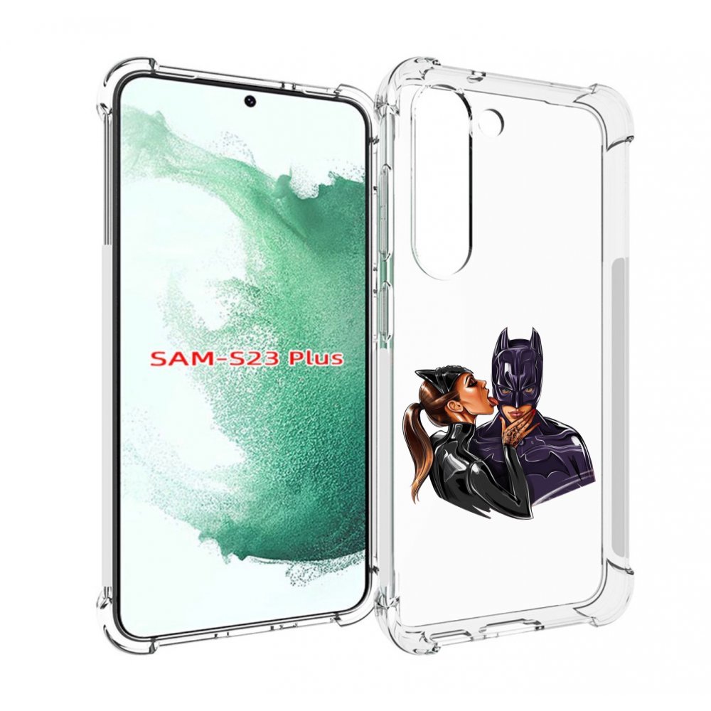 Чехол MyPads Бэтман для Samsung Galaxy S23 Plus +