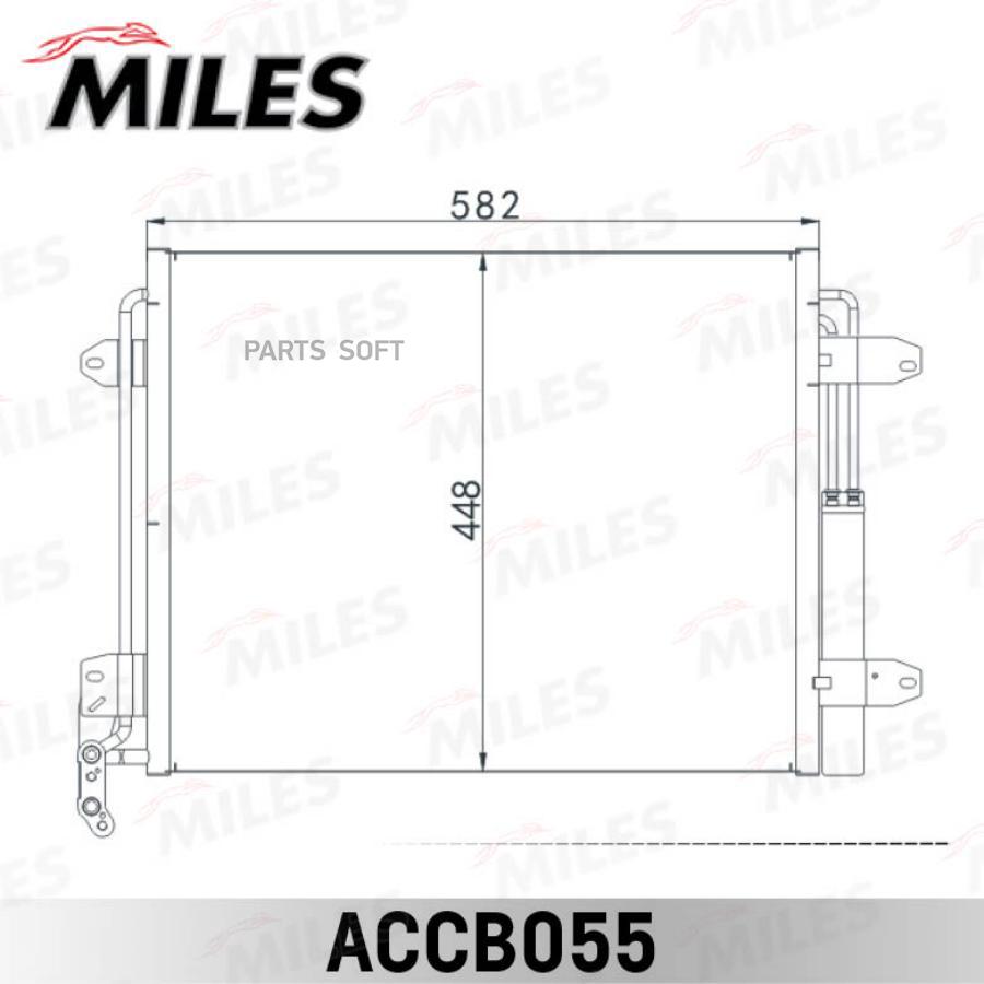 

Радиатор Кондиционера Miles Accb055 Vw Tiguan 1.4/2.0 Tsi/Tdi 07- Miles арт. ACCB055