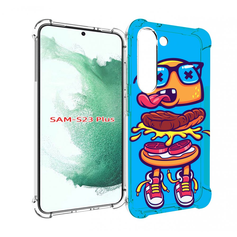 

Чехол MyPads Бургер с очками для Samsung Galaxy S23 Plus +, Прозрачный, Tocco