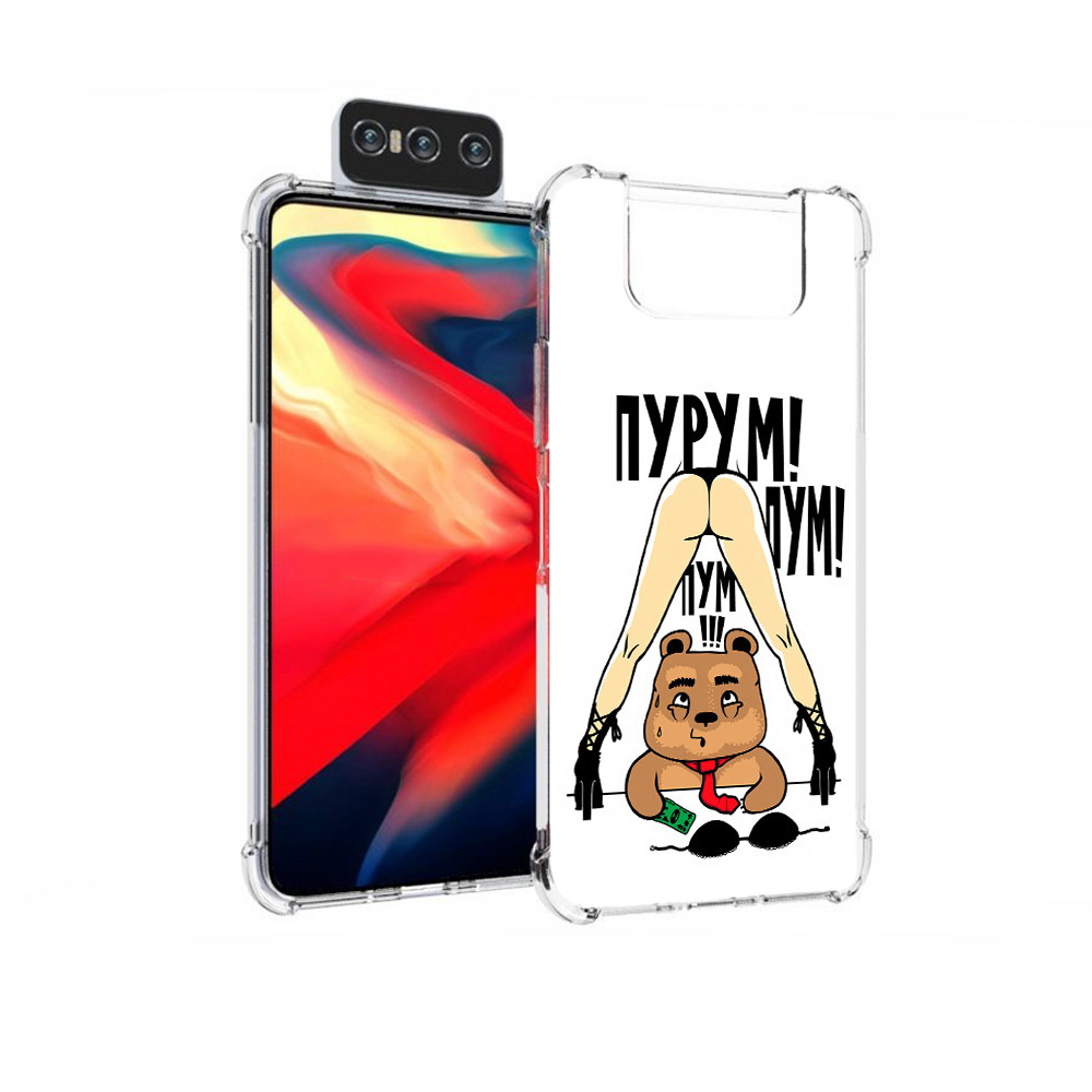 

Чехол MyPads Tocco для Asus Zenfone 7 (ZS670KS) Пурум пум пум, Прозрачный, Tocco
