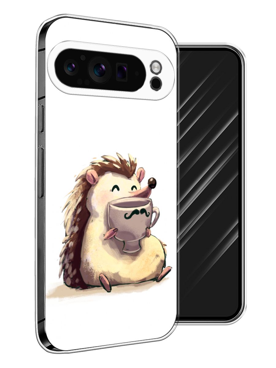 

Чехол Awog на Google Pixel 9 Pro "Еж кофеман", Белый;коричневый;бежевый, 272050-1