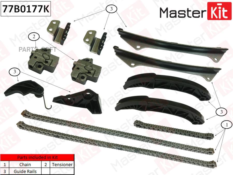 

К-Т Грм Masterkit 77b0177k Hyundai/Kia G6db MasterKit арт. 77B0177K