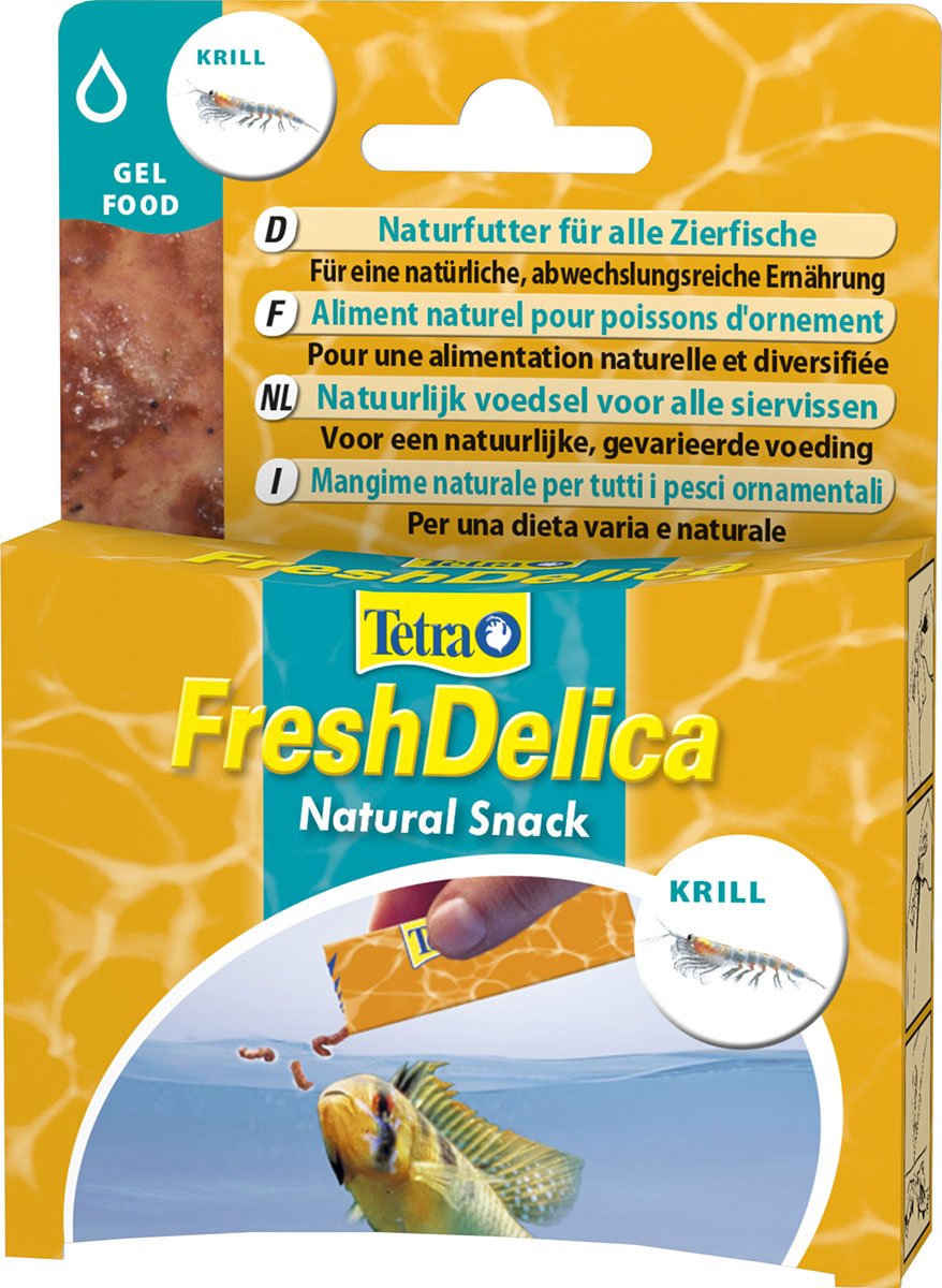 

Tetra FRESHDELICA KRILL корм для рыб креветка в желе 48 гр х 2 шт