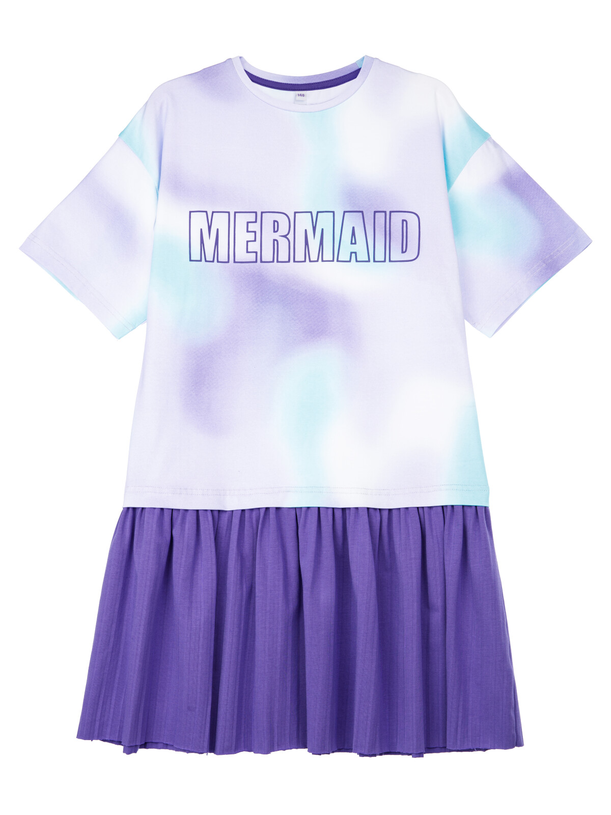 Платье детское PlayToday 12421129, фиолетовый,разноцветный, 158