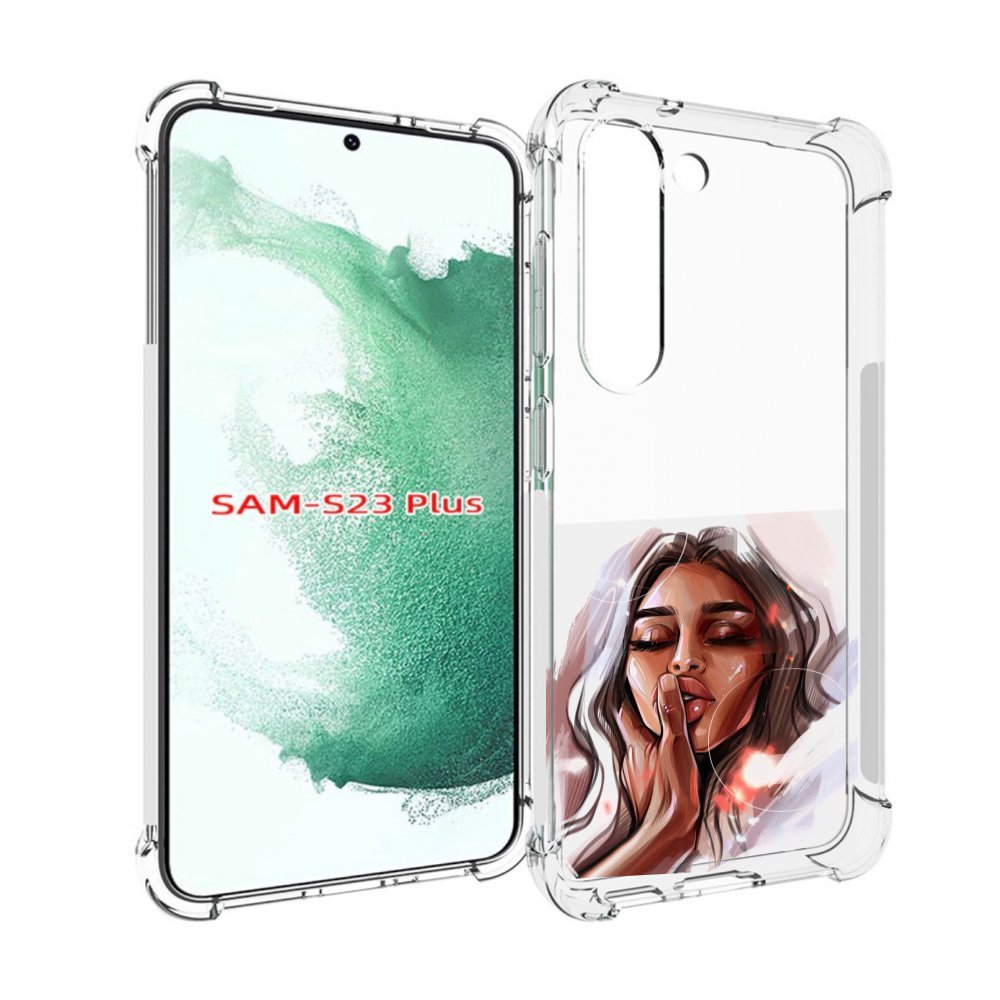 

Чехол MyPads Большие-губы женский для Samsung Galaxy S23 Plus +, Прозрачный, Tocco