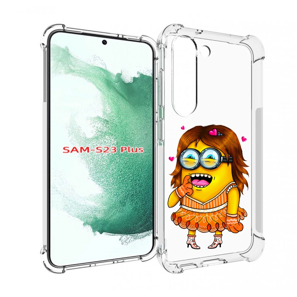 

Чехол MyPads Миньон девочка для Samsung Galaxy S23 Plus +, Прозрачный, Tocco