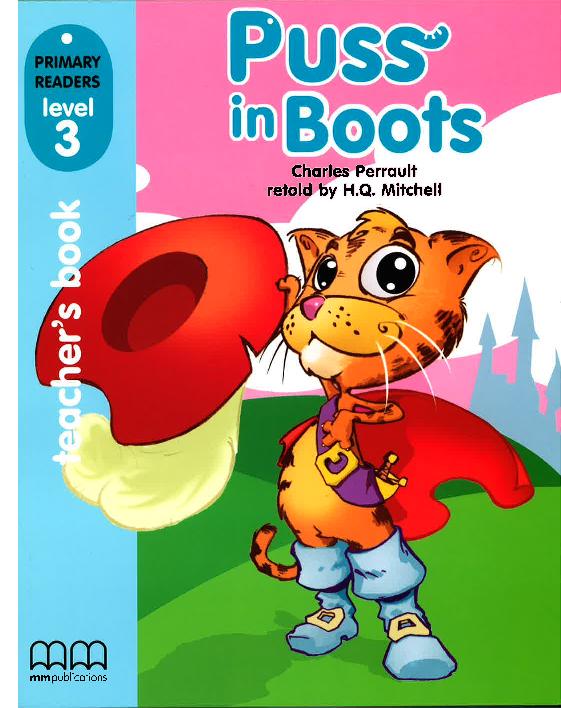 

Primary Readers Level 3: Puss in Boots Teacher's Book with CD-ROM
