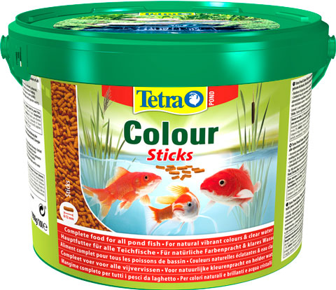 

Корм для прудовых рыб TETRA POND COLOUR STICKS палочки, для окраса 2 шт по 10 л