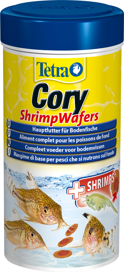 

Корм для донных рыб TETRA CORY SHRIMP WAFERS чипсы 2 шт по 250 мл