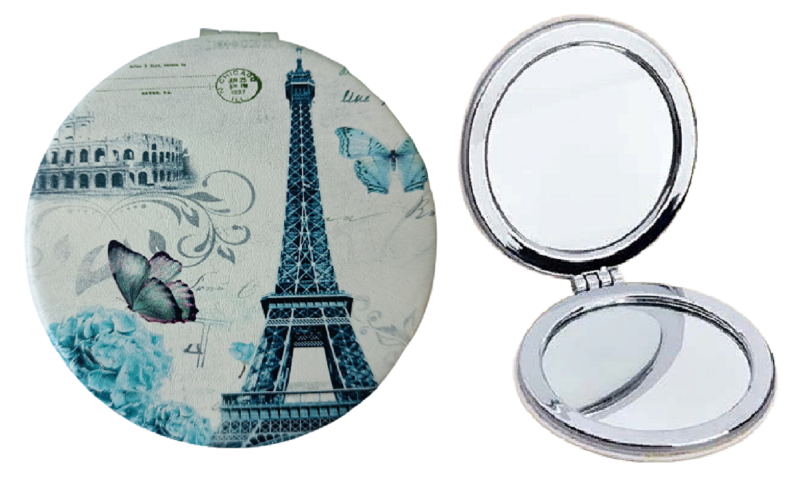 фото Зеркало сувенирное круглое париж №9 двухстороннее schreiber