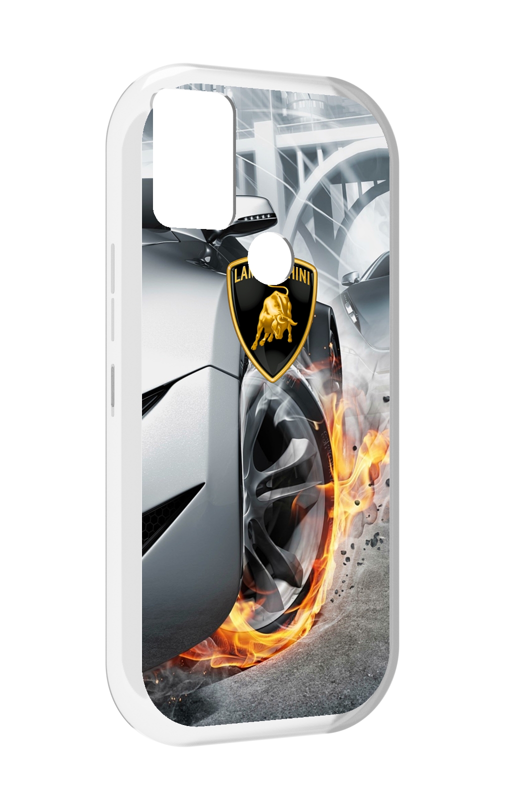 

Чехол MyPads Ламборгини мужской для UMIDIGI A9, Прозрачный, Tocco