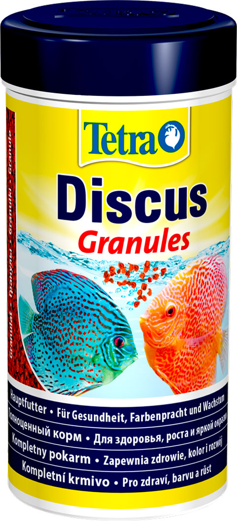 

Корм для дискусов TETRA DISCUS GRANULES гранулы 2 шт по 1 л