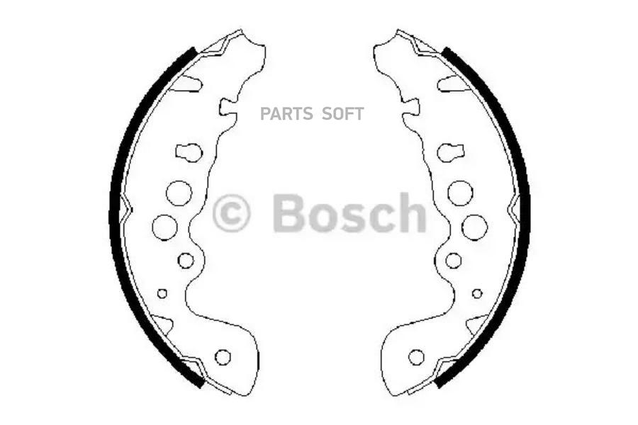 

Колодки Торм.бараб.[220Х42] Bosch 0986487616