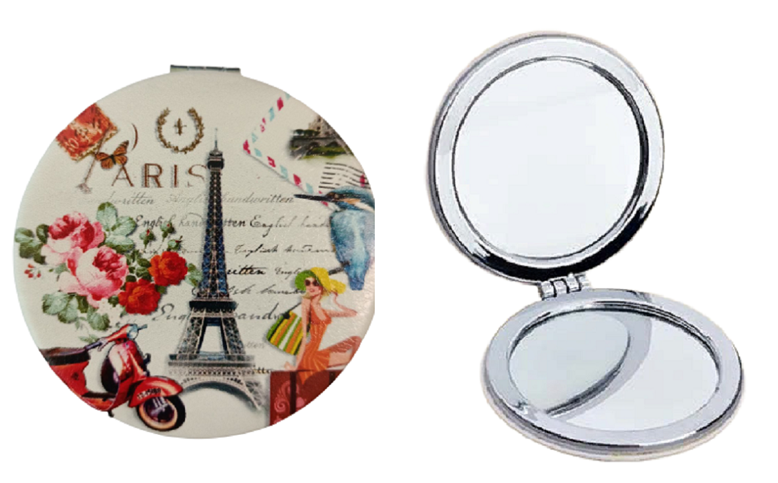 фото Зеркало сувенирное круглое париж №5 двухстороннее schreiber