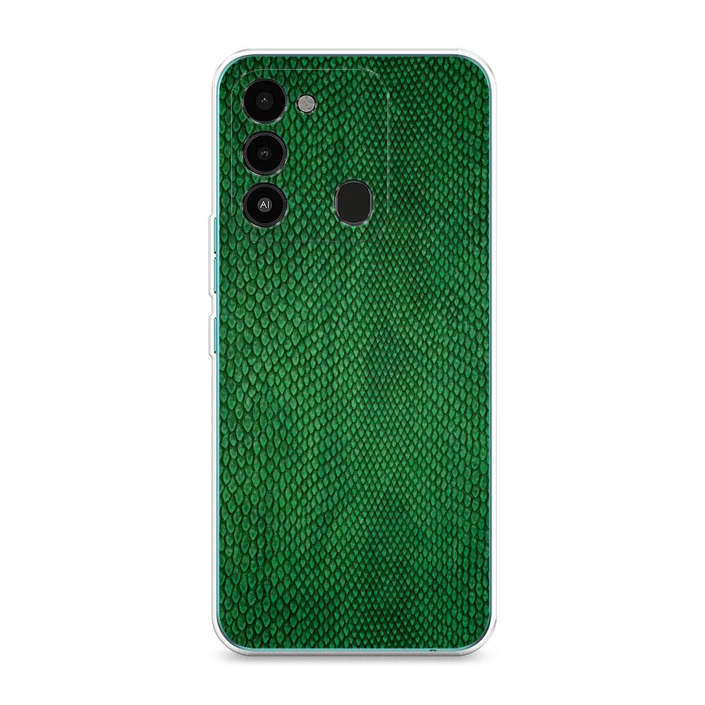 

Чехол Awog на Tecno Spark Go 2022/8С/9 "Изумрудная змея", Разноцветный, 301350-3