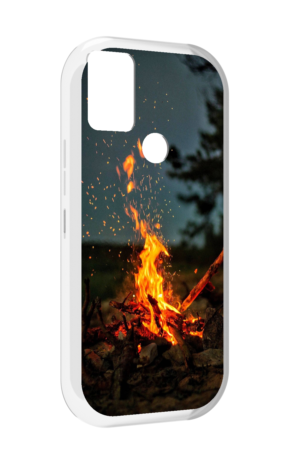 

Чехол MyPads Костер-ночное-небо для UMIDIGI A9, Прозрачный, Tocco