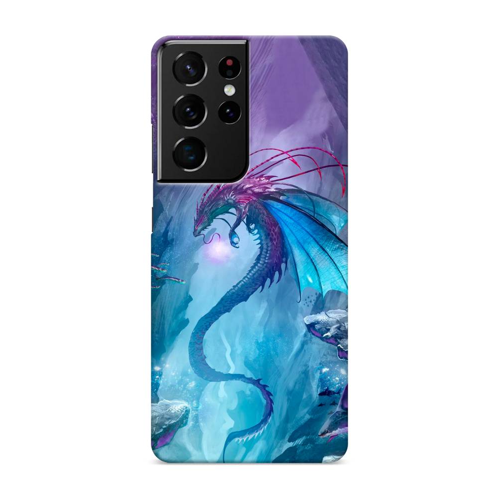 

Пластиковый чехол "Водный дракон" на Samsung Galaxy S21 Ultra, 2102220-1