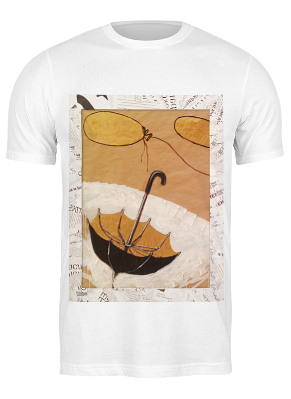 

Футболка мужская Printio Umbrella&baloons белая 3XL, Белый, Umbrella&baloons