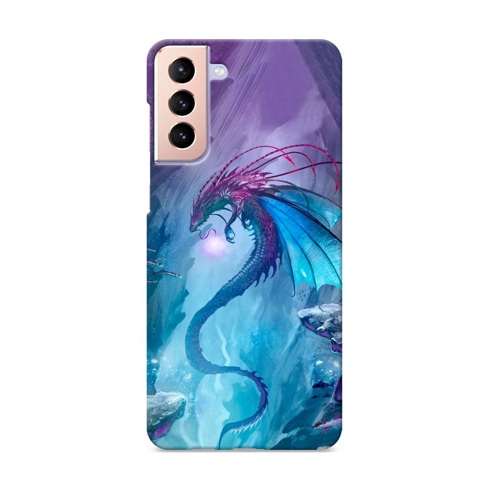 

Пластиковый чехол "Водный дракон" на Samsung Galaxy S21 +, 2102120-1