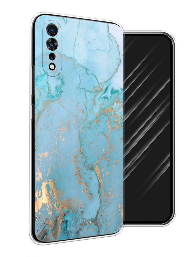 

Чехол Awog на Vivo iQOO Neo/V17 Neo "Голубой мрамор рисунок", Разноцветный, 262050-3