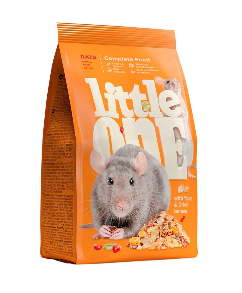 фото Сухой корм для крыс little one rats, 2 шт по 900 г