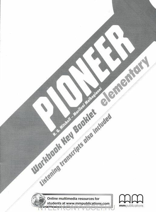 

Книга Pioneer Elementary Workbook Key Booklet
