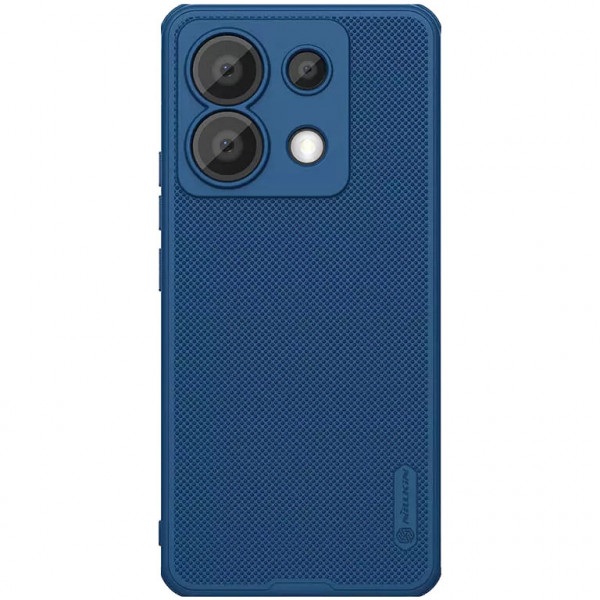 

Матовый чехол Nillkin Super Frosted Shield Pro для Xiaomi Redmi Note 13 Pro 5G, синий, Super Frosted Shield Pro