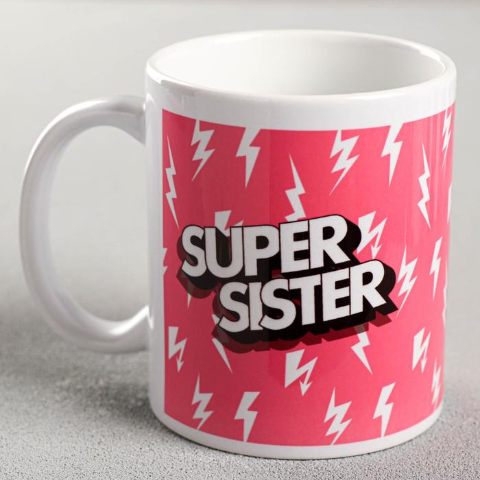 

Дорого внимание с сублимацией "Super sister" молнии, 320 мл