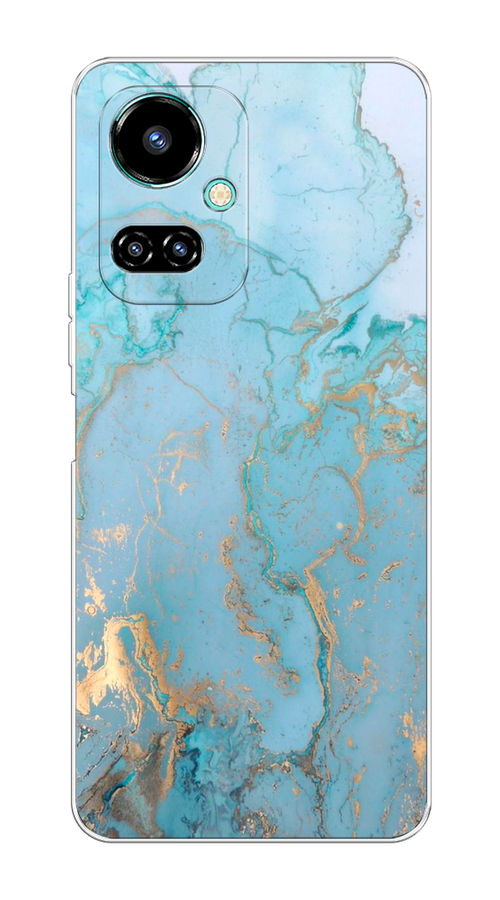 

Чехол Awog на Tecno Camon 19/19 Pro 4G "Голубой мрамор рисунок", Разноцветный, 302250-3