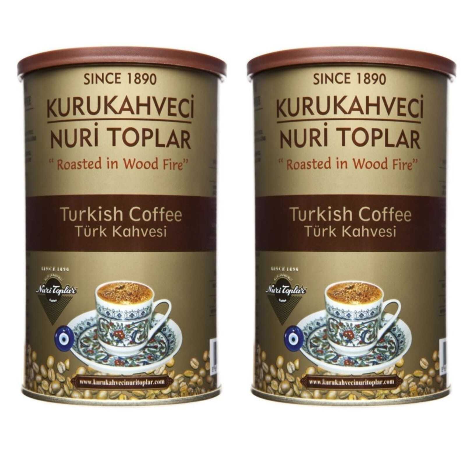 Кофе молотый Kurukahveci Nuri Toplar банка, 250 г * 2 шт