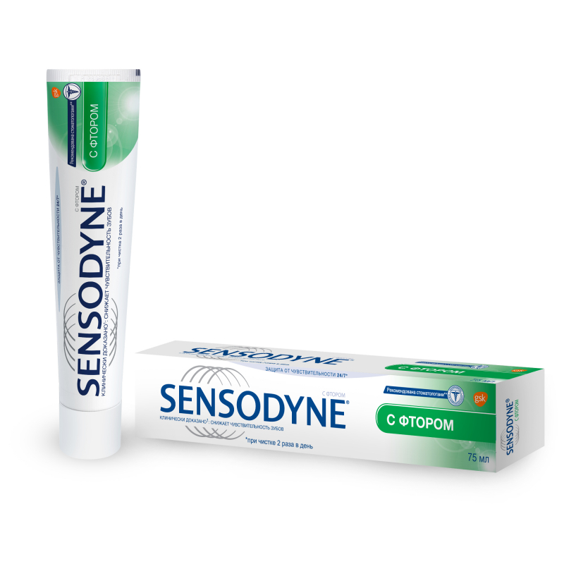 Зубная паста Sensodyne Фтор 75 мл