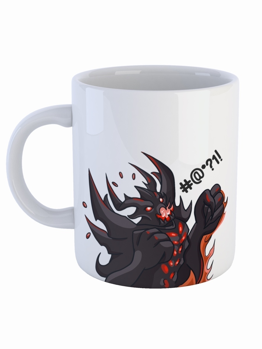 фото Кружка сувенирshop компьютерная игра "dota 2 дота 2 shadow fiend" 330 мл