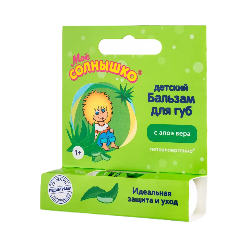 

Бальзам для губ Мое солнышко Алоэ 2,8 г