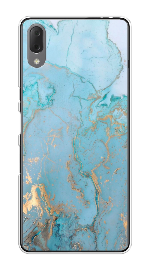 

Чехол Awog на Sony Xperia L3 "Голубой мрамор рисунок", Разноцветный, 54450-3