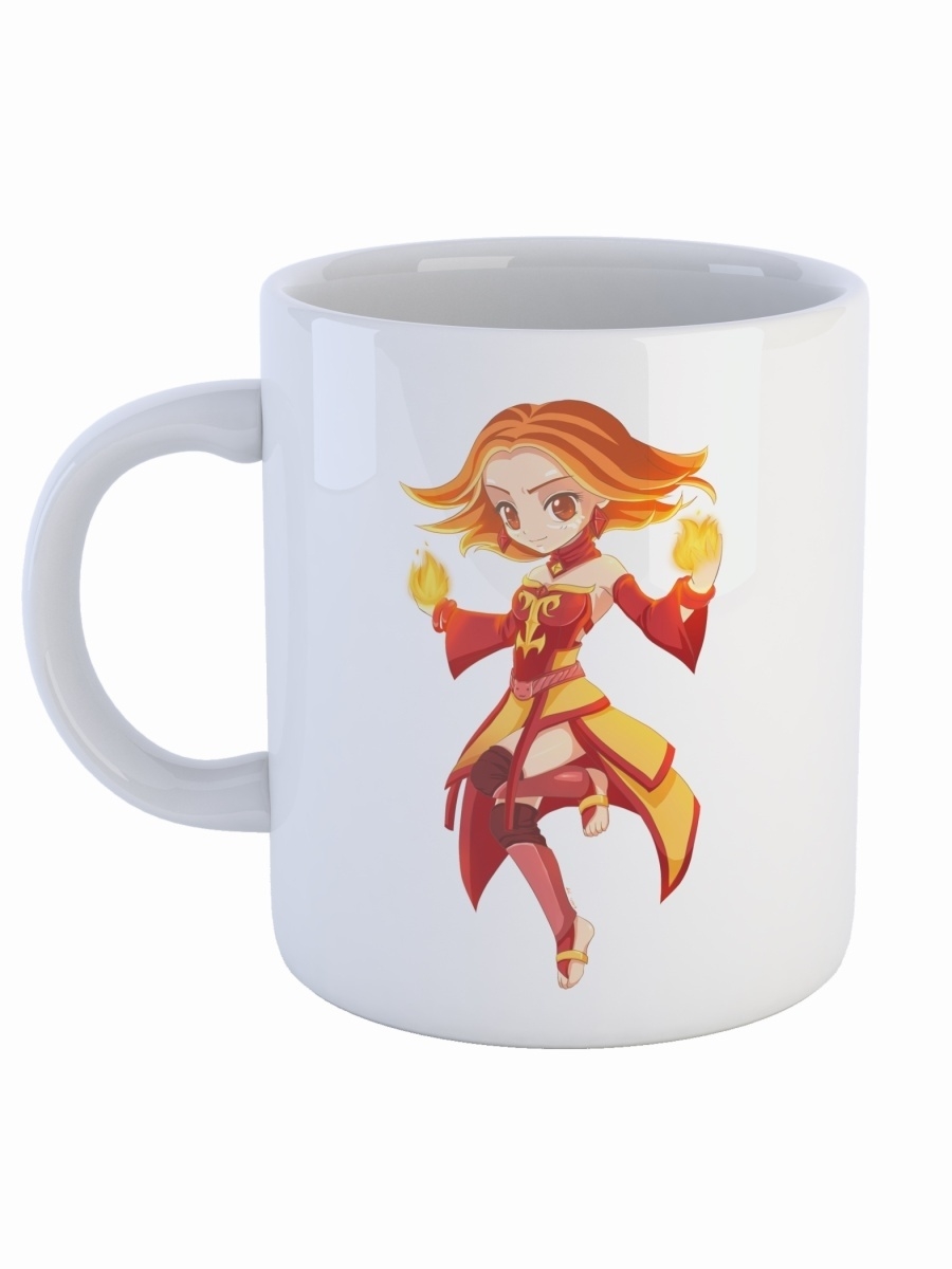 фото Кружка сувенирshop компьютерная игра "dota 2 дота 2 lina" 330 мл