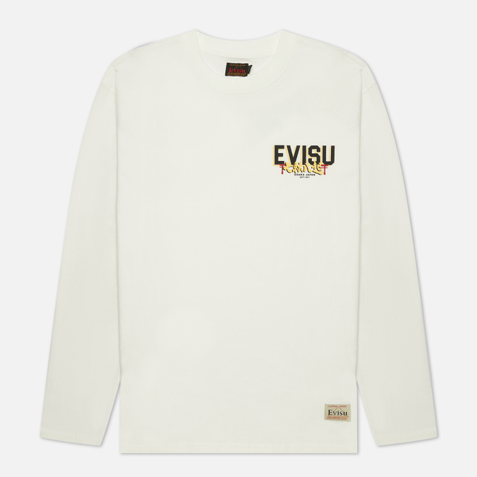 

Свитшот мужской Evisu 2ESHTM2TL604XXCT-OWHT белый S, 2ESHTM2TL604XXCT-OWHT