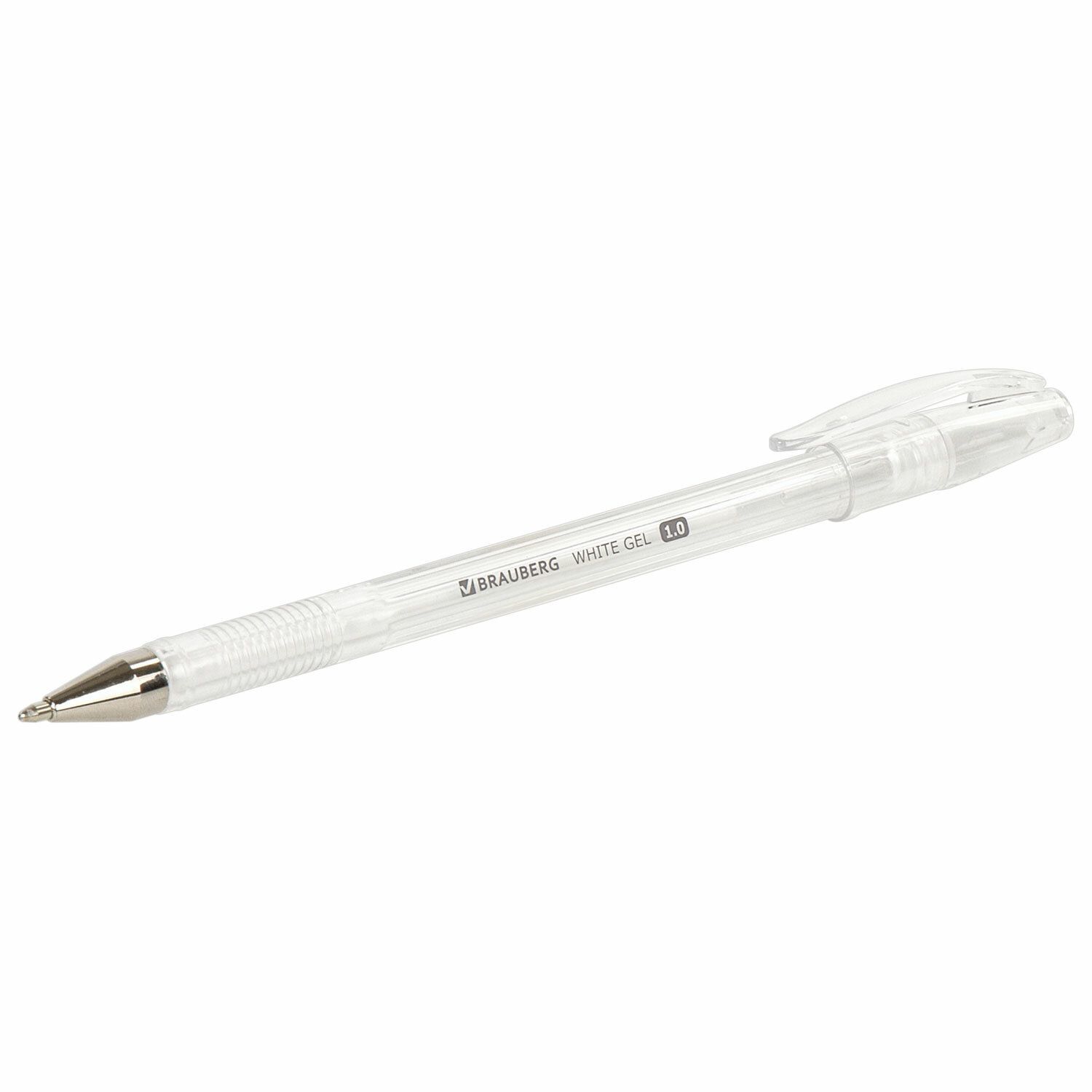 Ручка гелевая Brauberg White Pastel 143417, белый, толщина линии 0,5 мм