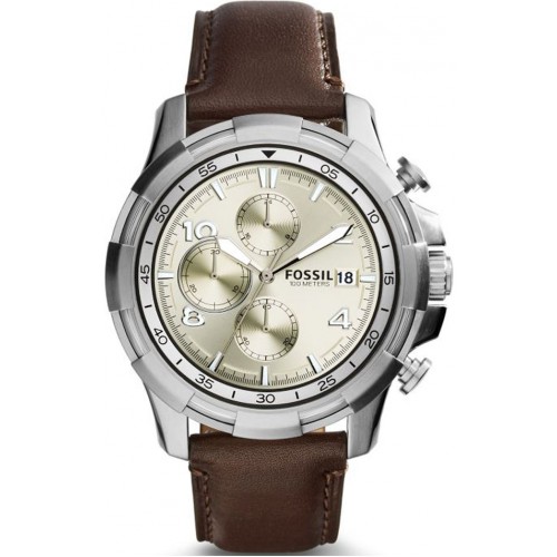 

Наручные часы мужские Fossil FS5114 коричневые, FS5114