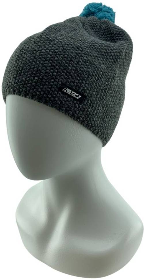 Шапка унисекс KV+ Hat St.Moritz 22A12 серая, one size