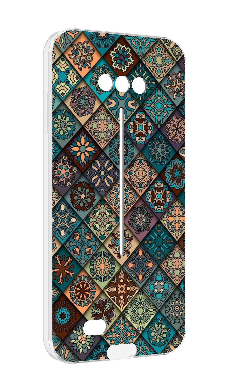 

Чехол MyPads ячейки с арнаментами для Doogee S41/S41 Pro противоударный, Tocco