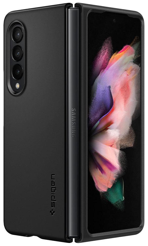 фото Чехол spigen thin fit (acs03075) для samsung galaxy z fold 3 5g (black)