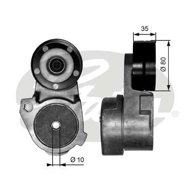 

GATES Ролик натяжной GATES T38563