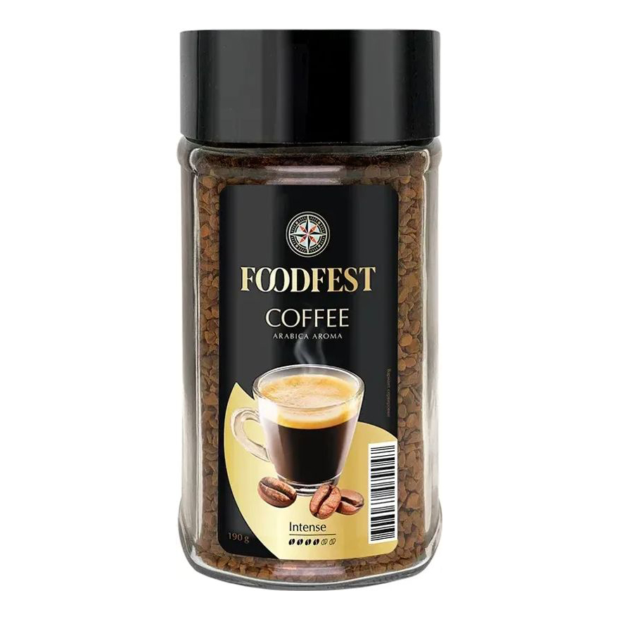 Кофе Foodfest Arabica aroma растворимый сублимированный 190 г