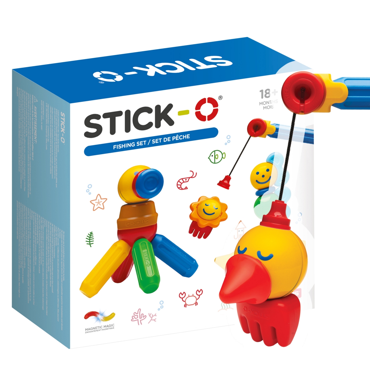 фото Конструктор магнитный stick-o 902006 fishing set