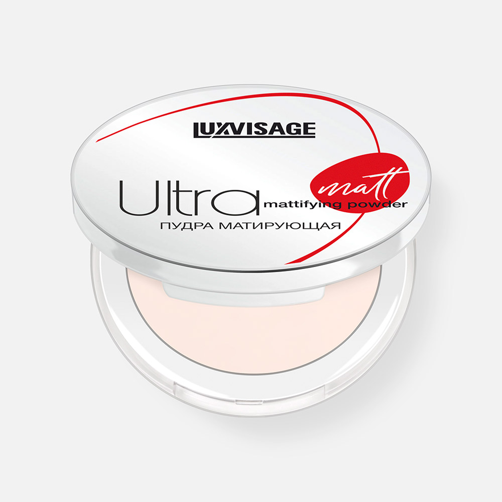 Пудра для лица Luxvisage Ultra Matt матирующая, №102 Natural, 9 г luxvisage пудра компактная